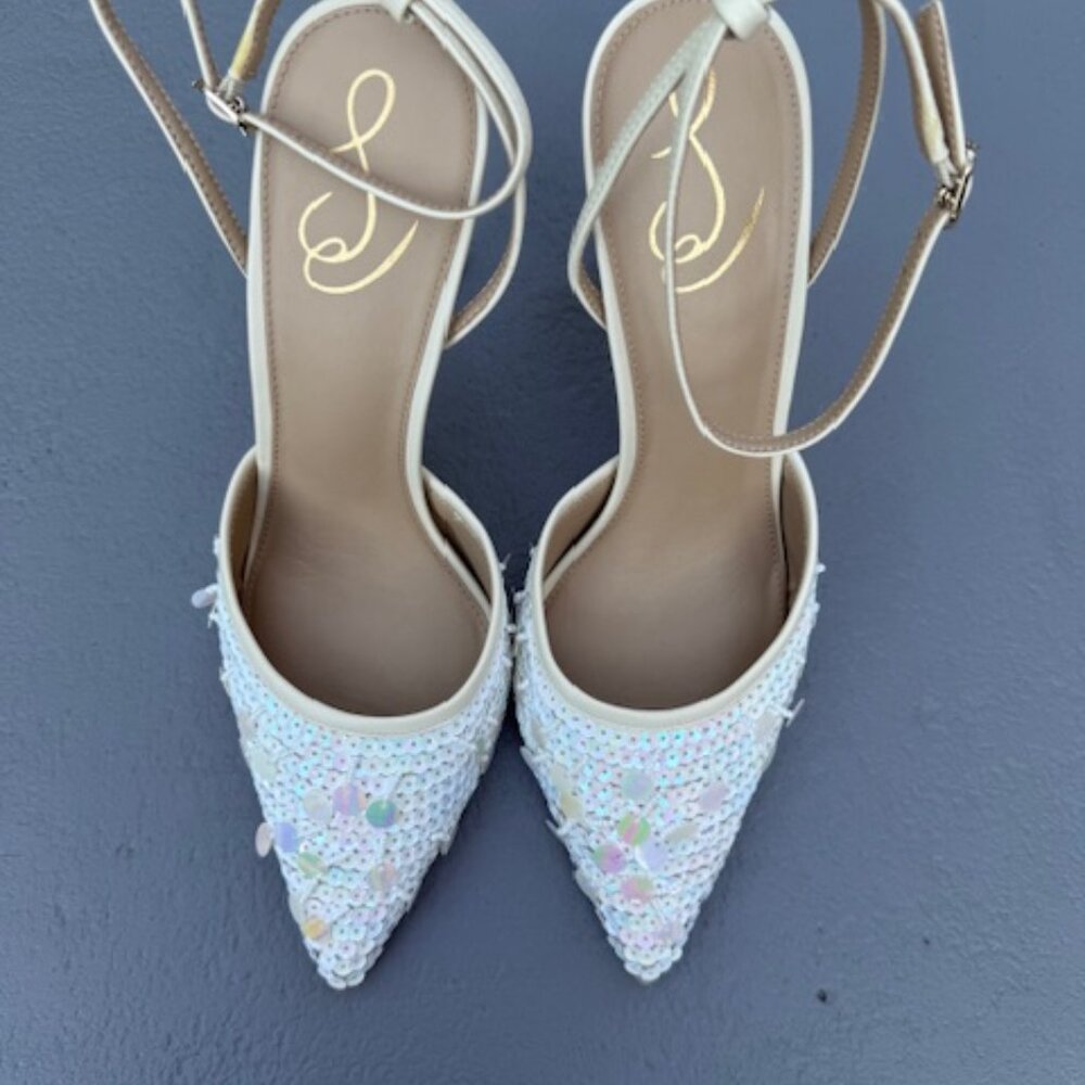 Sam edelman avril heels new no box bridal - Picture 10 of 12